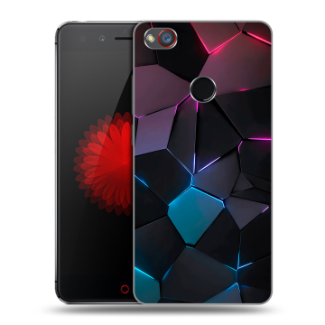 Силиконовый чехол на ZTE Nubia Z11 Mini S с принтом Геометрия неона Силиконовый чехол на ZTE Nubia Z11 Mini S с принтом Геометрия неона