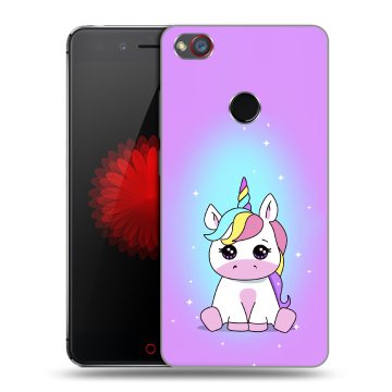 Силиконовый чехол на ZTE Nubia Z11 Mini S с принтом Единорог Силиконовый чехол на ZTE Nubia Z11 Mini S с принтом Единорог