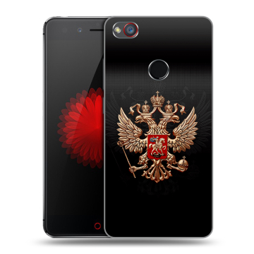 Силиконовый чехол на ZTE Nubia Z11 Mini S с принтом Герб России Силиконовый чехол на ZTE Nubia Z11 Mini S с принтом Герб России