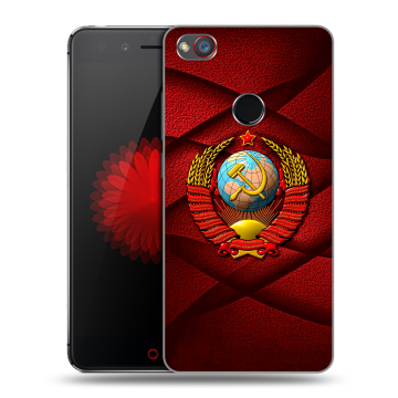 Силиконовый чехол на ZTE Nubia Z11 Mini S с принтом Герб СССР Силиконовый чехол на ZTE Nubia Z11 Mini S с принтом Герб СССР
