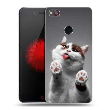 Силиконовый чехол на ZTE Nubia Z11 Mini S с принтом Коты Силиконовый чехол на ZTE Nubia Z11 Mini S с принтом Коты