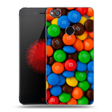 Силиконовый чехол на ZTE Nubia Z11 Mini S с принтом Конфеты Силиконовый чехол на ZTE Nubia Z11 Mini S с принтом Конфеты