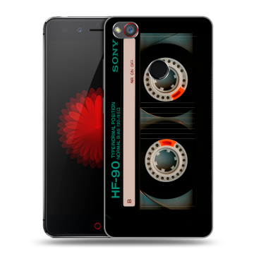 Силиконовый чехол на ZTE Nubia Z11 Mini S с принтом Кассета
