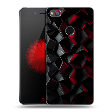 Силиконовый чехол на ZTE Nubia Z11 Mini S с принтом Абстракция
