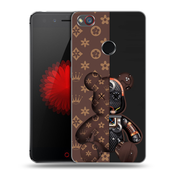 Силиконовый чехол на ZTE Nubia Z11 Mini S с принтом Луи робот