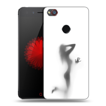Силиконовый чехол на ZTE Nubia Z11 Mini S с принтом Силуэт