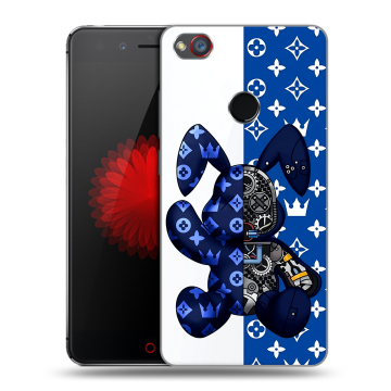 Силиконовый чехол на ZTE Nubia Z11 Mini S с принтом Луи робот