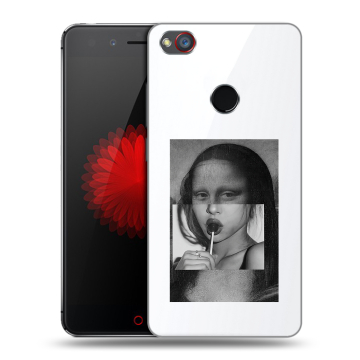 Силиконовый чехол на ZTE Nubia Z11 Mini S с принтом Мона Лиза