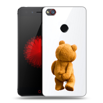 Силиконовый чехол на ZTE Nubia Z11 Mini S с принтом Медведь