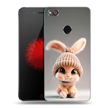 Силиконовый чехол на ZTE Nubia Z11 Mini S с принтом Кролик
