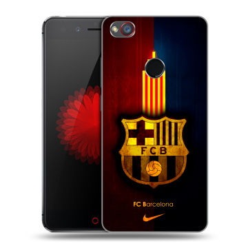 Силиконовый чехол на ZTE Nubia Z11 Mini S с принтом Барселона Barcelona