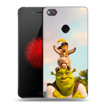 Силиконовый чехол на ZTE Nubia Z11 Mini S с принтом Шрек Shrek