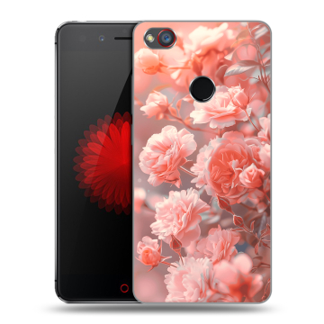 Силиконовый чехол на ZTE Nubia Z11 Mini S с принтом Розы цветы