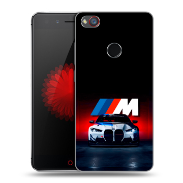 Силиконовый чехол на ZTE Nubia Z11 Mini S с принтом БМВ BMW