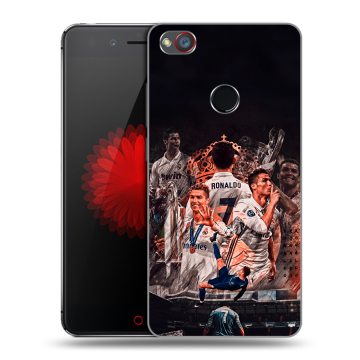 Силиконовый чехол на ZTE Nubia Z11 Mini S с принтом Реал Роналдо Real Ronaldo