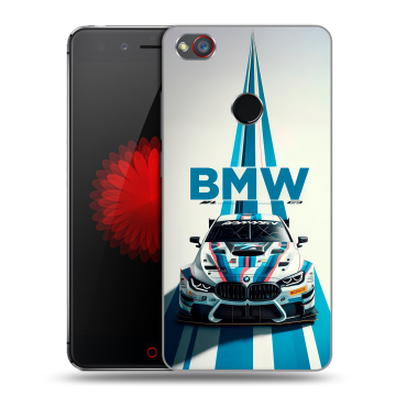 Силиконовый чехол на ZTE Nubia Z11 Mini S с принтом БМВ BMW