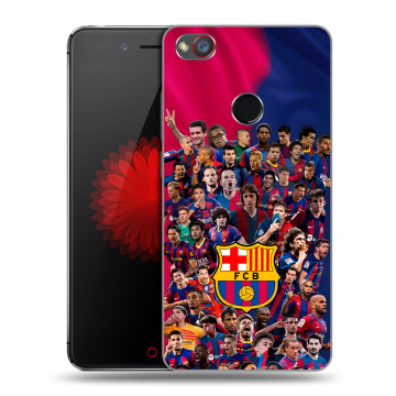 Силиконовый чехол на ZTE Nubia Z11 Mini S с принтом Барселона Barcelona