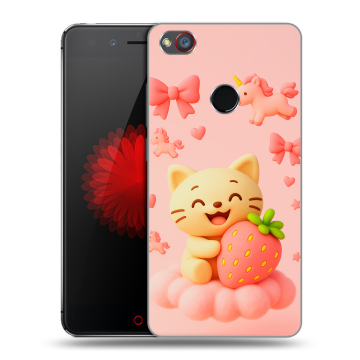 Силиконовый чехол на ZTE Nubia Z11 Mini S с принтом для девочек