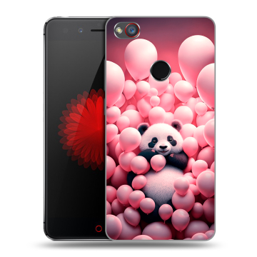 Силиконовый чехол на ZTE Nubia Z11 Mini S с принтом Панда