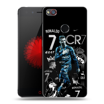 Силиконовый чехол на ZTE Nubia Z11 Mini S с принтом Реал Роналдо