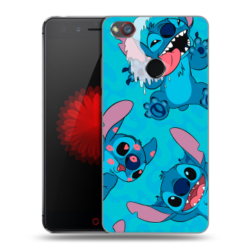 Силиконовый чехол на ZTE Nubia Z11 Mini S с принтом Лило и Стич