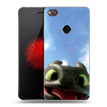 Силиконовый чехол на ZTE Nubia Z11 Mini S с принтом Как приручить дракона