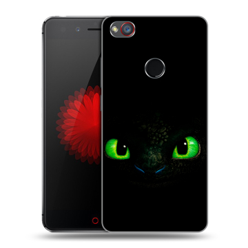 Силиконовый чехол на ZTE Nubia Z11 Mini S с принтом Как приручить дракона