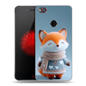 Силиконовый чехол на ZTE Nubia Z11 Mini S с принтом Лиса