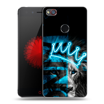 Силиконовый чехол на ZTE Nubia Z11 Mini S с принтом Король лев