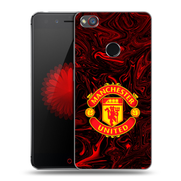Силиконовый чехол на ZTE Nubia Z11 Mini S с принтом Manchester United