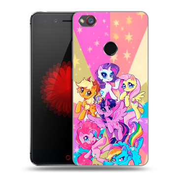 Силиконовый чехол на ZTE Nubia Z11 Mini S с принтом My little pony Дружба чудо