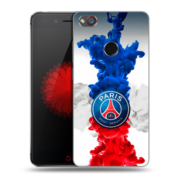 Силиконовый чехол на ZTE Nubia Z11 Mini S с принтом PSG ПСЖ