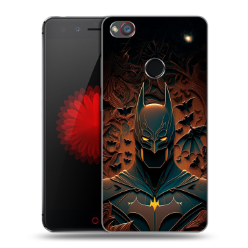 Силиконовый чехол на ZTE Nubia Z11 Mini S с принтом Batman Бэтмен