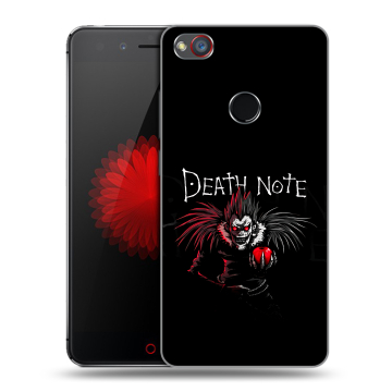 Силиконовый чехол на ZTE Nubia Z11 Mini S с принтом Death note Тетрадь смерти