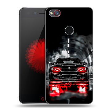 Силиконовый чехол на ZTE Nubia Z11 Mini S с принтом BMW БМВ