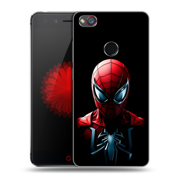 Силиконовый чехол на ZTE Nubia Z11 Mini S с принтом Spiderman Человек паук