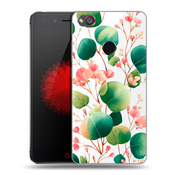 Силиконовый чехол на ZTE Nubia Z11 Mini S с принтом женский