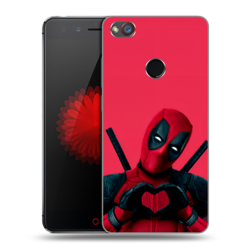 Силиконовый чехол на ZTE Nubia Z11 Mini S с принтом Дедпул Deadpool