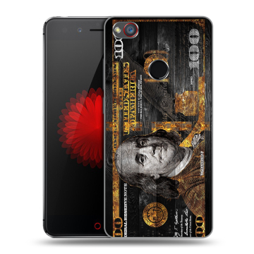 Силиконовый чехол на ZTE Nubia Z11 Mini S с принтом Доллар деньги