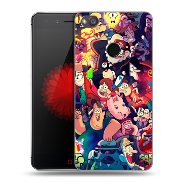 Силиконовый чехол на ZTE Nubia Z11 Mini S с принтом Gravity Falls Гравити Фолз