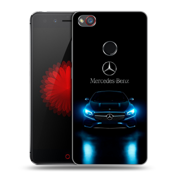 Силиконовый чехол на ZTE Nubia Z11 Mini S с принтом Mercedes Мерседес