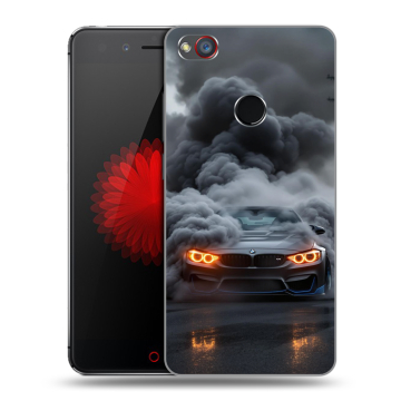 Силиконовый чехол на ZTE Nubia Z11 Mini S с принтом BMW БМВ