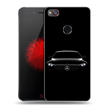 Силиконовый чехол на ZTE Nubia Z11 Mini S с принтом Mercedes Мерседес