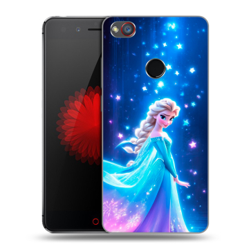 Силиконовый чехол на ZTE Nubia Z11 Mini S с принтом Холодное сердце Frozen