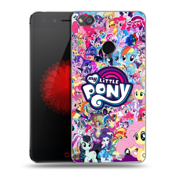 Силиконовый чехол на ZTE Nubia Z11 Mini S с принтом My little pony Дружба чудо