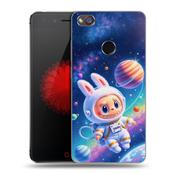 Силиконовый чехол на ZTE Nubia Z11 Mini S с принтом Labubu Лабубу
