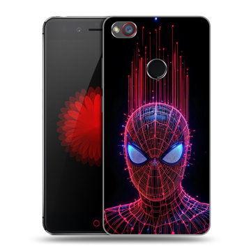 Силиконовый чехол на ZTE Nubia Z11 Mini S с принтом Spiderman Человек паук