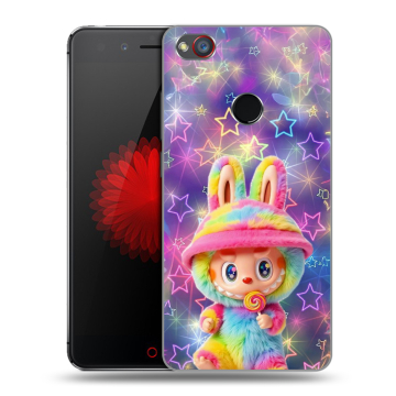 Силиконовый чехол на ZTE Nubia Z11 Mini S с принтом Labubu Лабубу