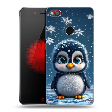 Силиконовый чехол на ZTE Nubia Z11 Mini S с принтом Новый год