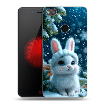 Силиконовый чехол на ZTE Nubia Z11 Mini S с принтом Новый год